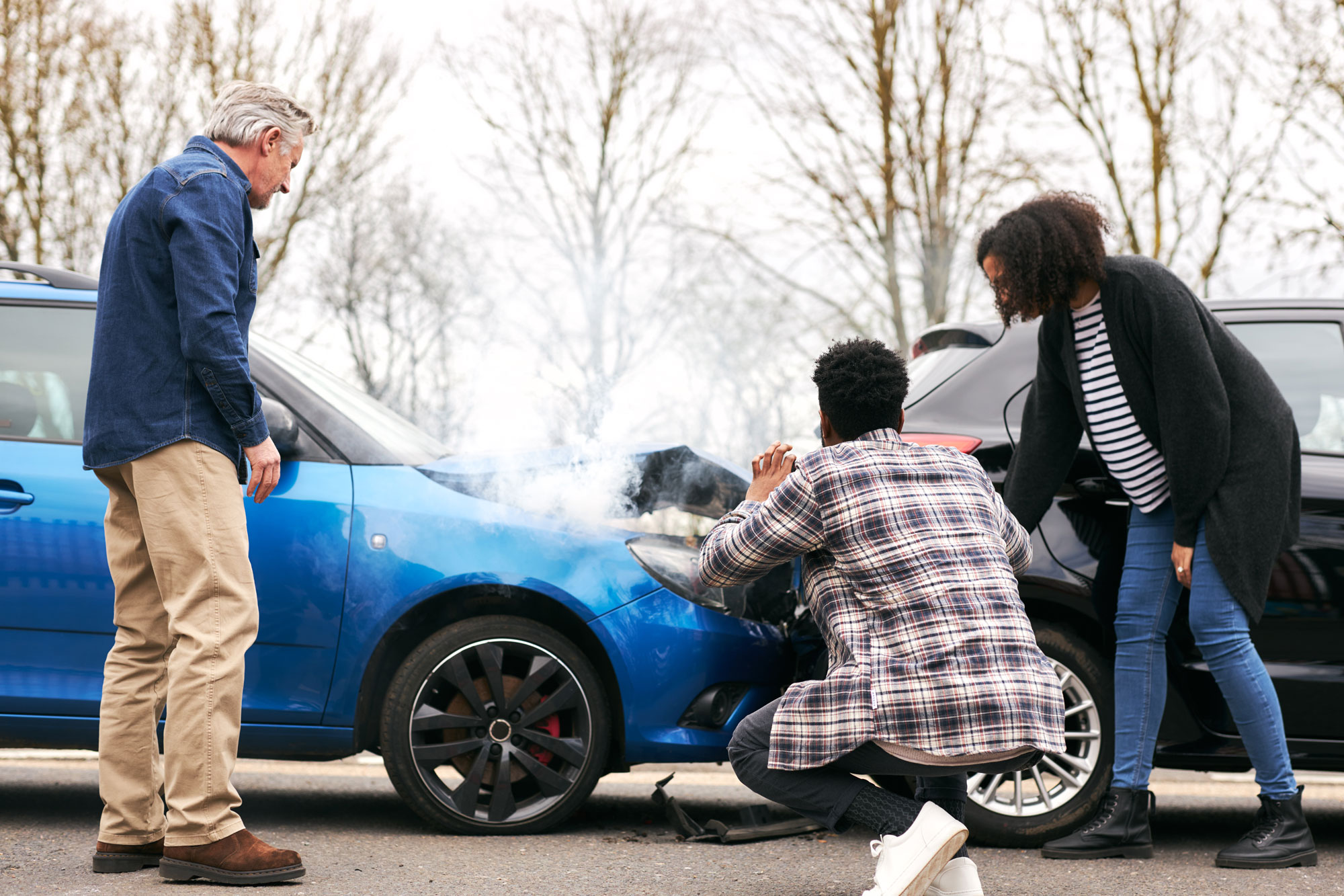Car Accident Scene